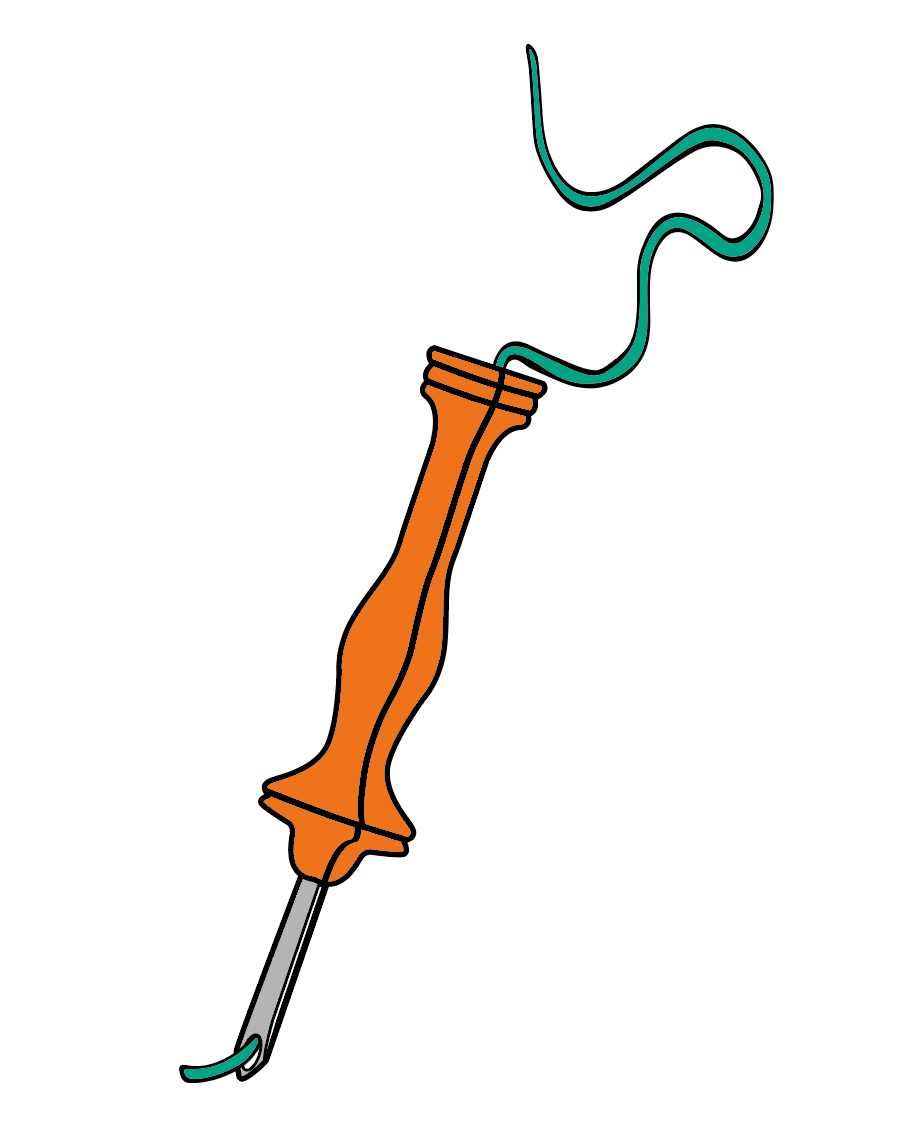 Illustration Punch-needle